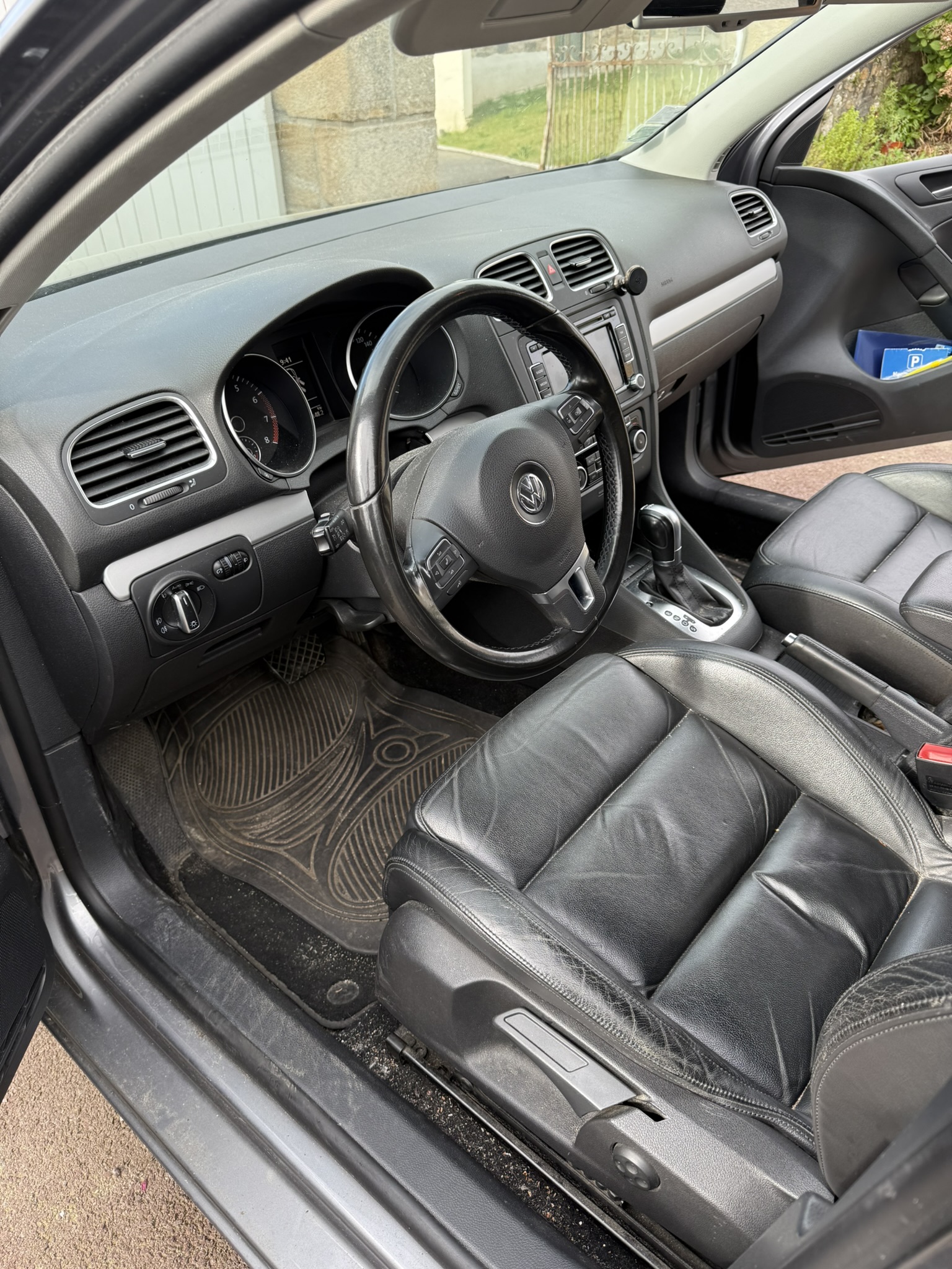 Habitacle Volkswagen avant nettoyage